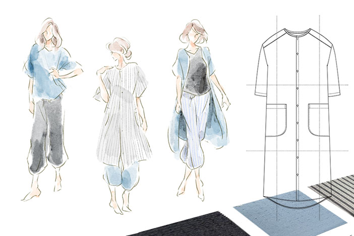 和光館内着イメージスケッチ