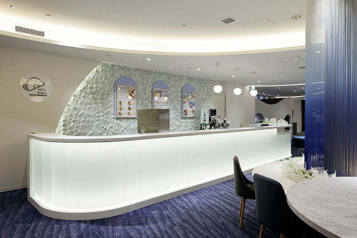 かまくらカフェカウンター